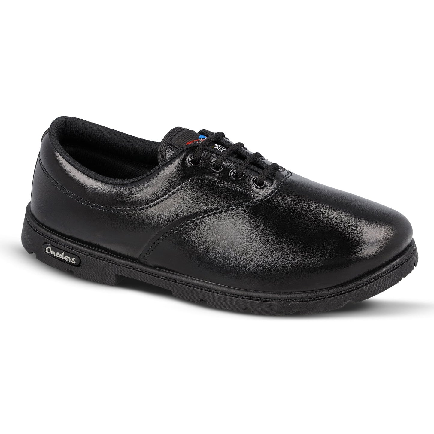 Walkaroo Senior boys School Shoes - WV522 Black - Walkaroo Footwear