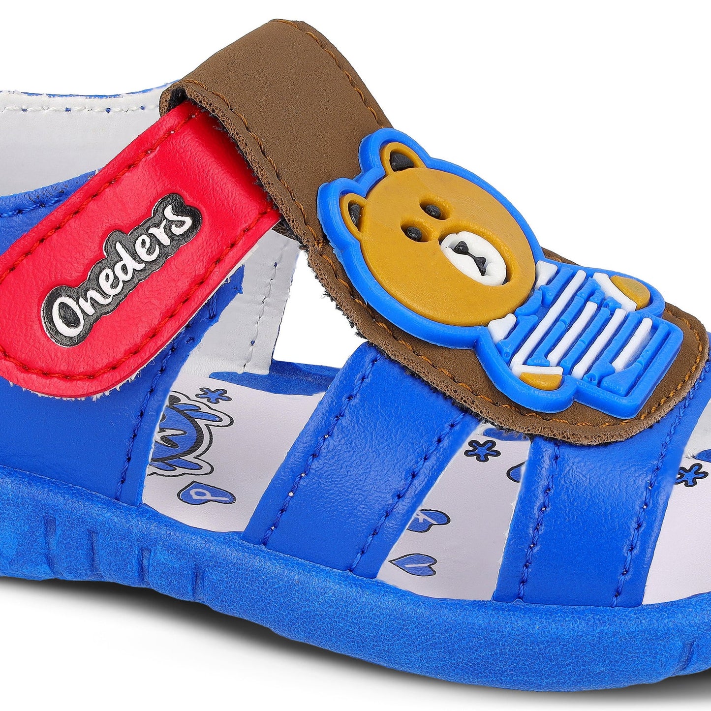 Walkaroo Kids Cartoonic Fisherman Sandals  - WK336 Navy Blue