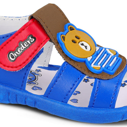 Walkaroo Kids Cartoonic Fisherman Sandals  - WK336 Navy Blue