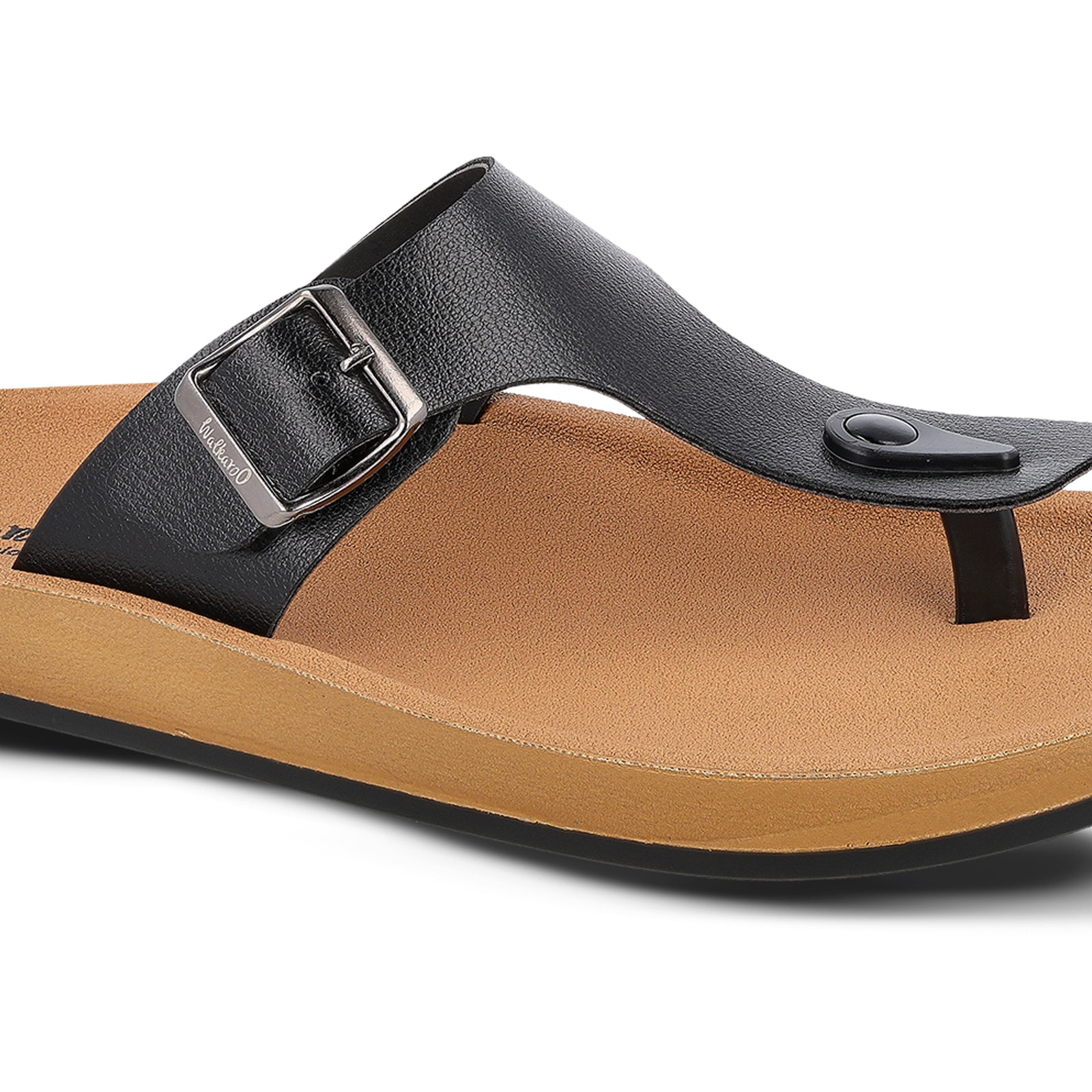 Walkaroo+ Men Sandals - WE1332 Black - Walkaroo Footwear