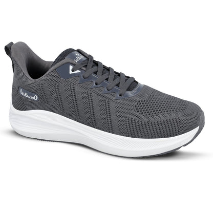 Walkaroo Men Sports Shoe - WS9104 Dark Grey - Walkaroo Footwear