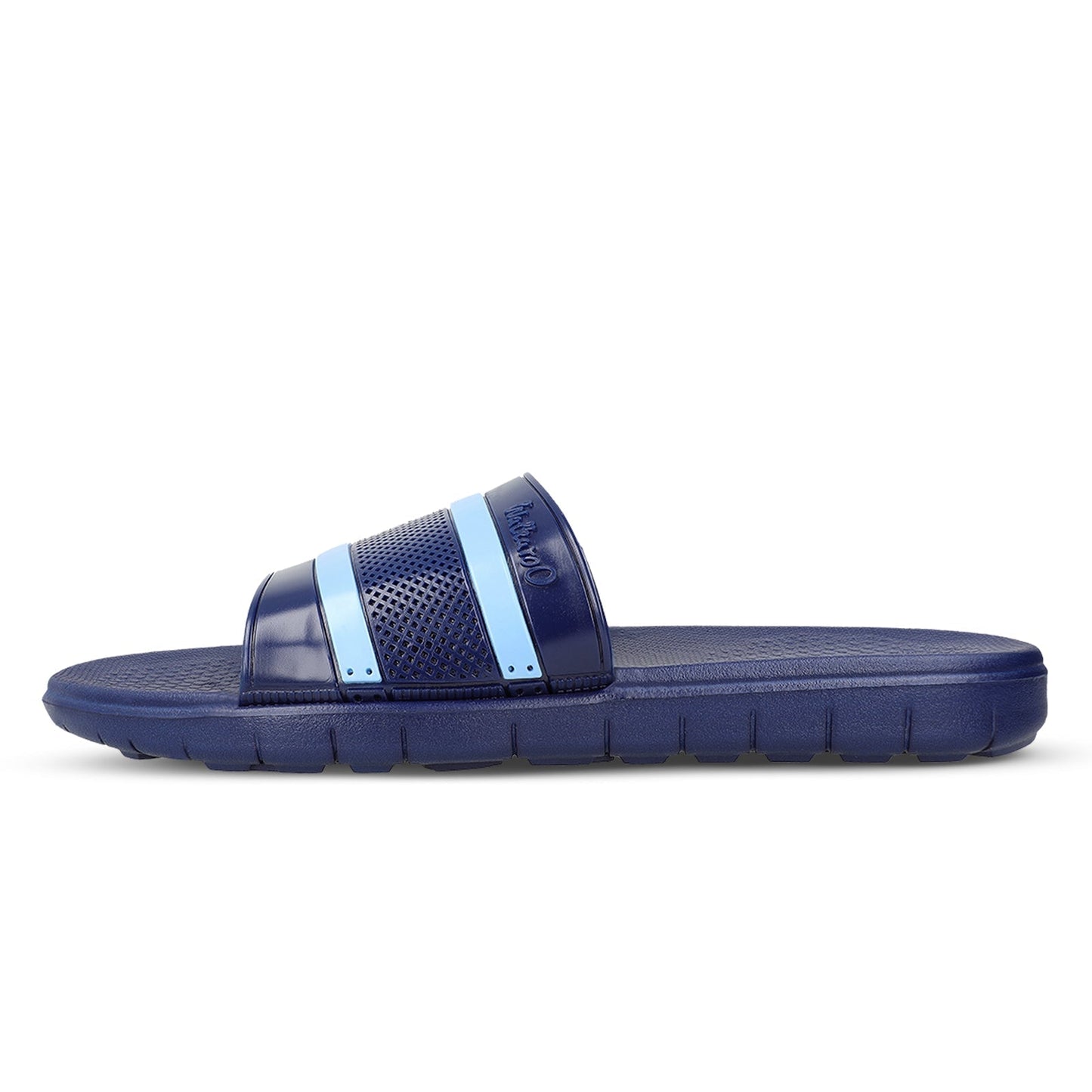 Walkaroo Mens Flip Flop Slippers - WC4240 Navy Blue - Walkaroo Footwear