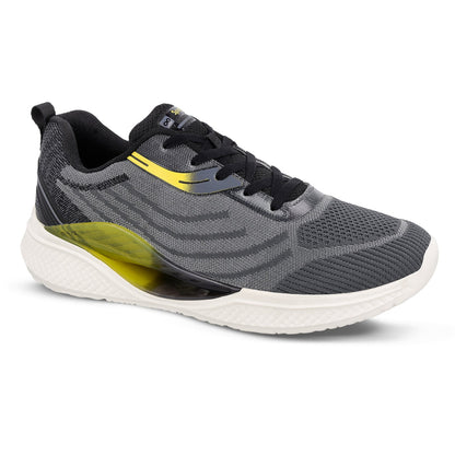 Walkaroo Men Sports Shoe - WS9132 Black - Walkaroo Footwear