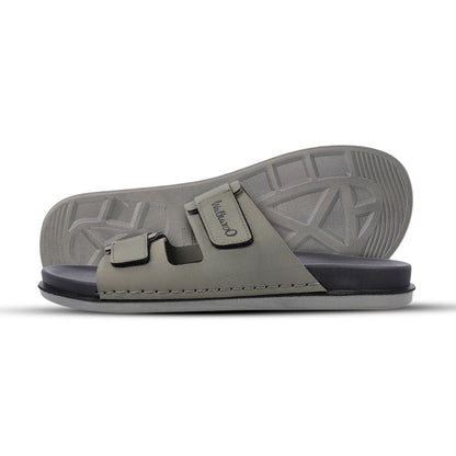 Walkaroo+ Men Sandals - WE1347 Olive - Walkaroo Footwear