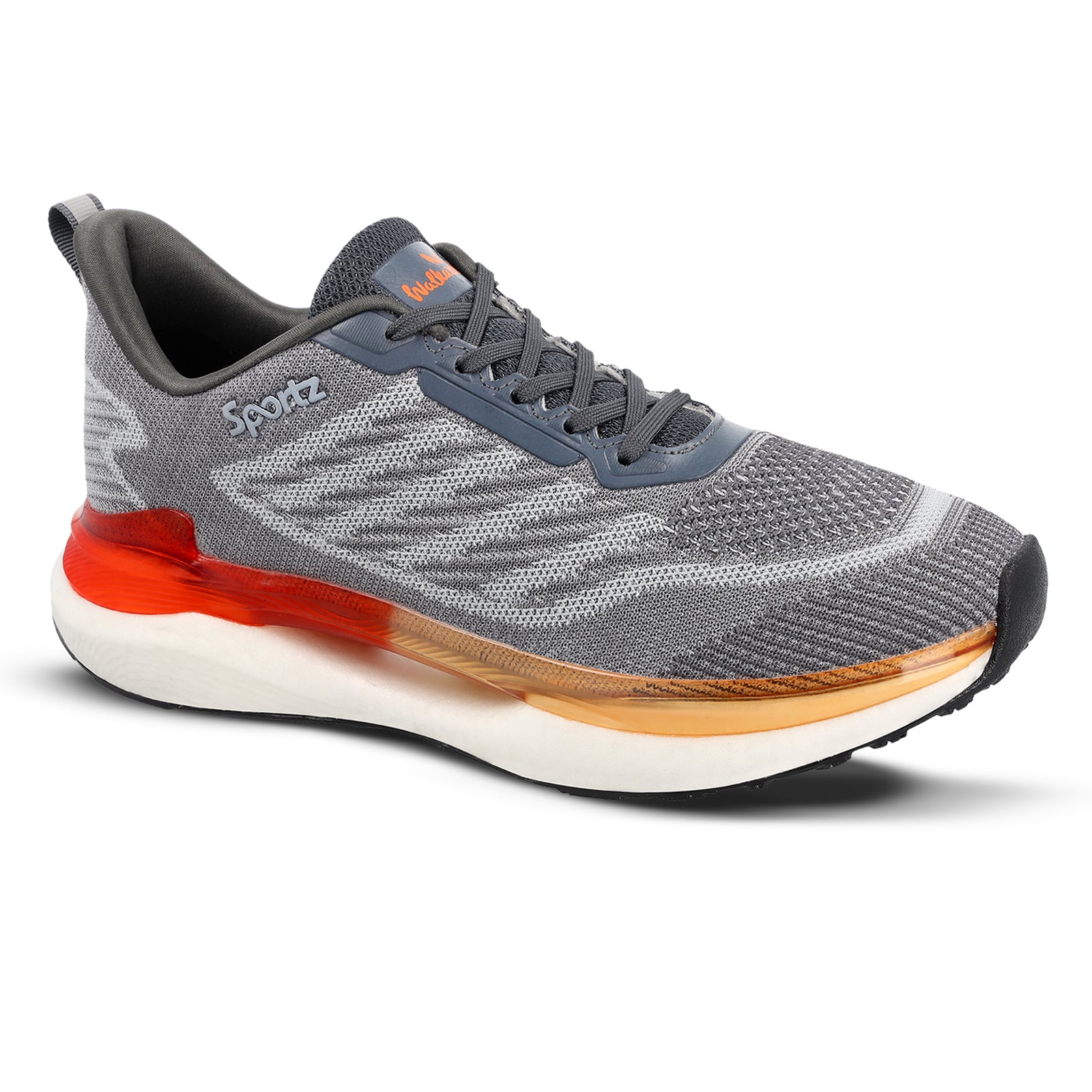 Walkaroo Men Sports Shoe - WS9120 Dark Grey - Walkaroo Footwear