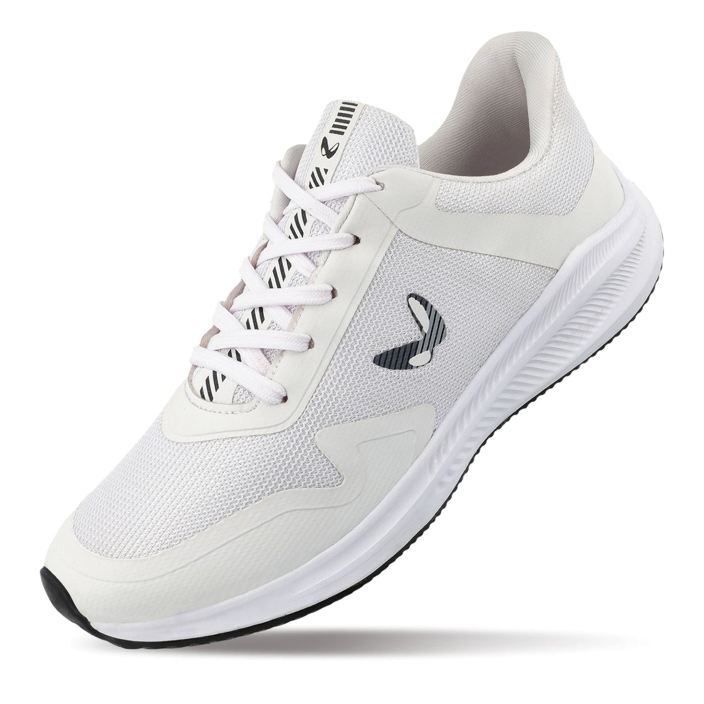 Walkaroo Men Lace-up Training Shoes - WS9063 White - Walkaroo Footwear