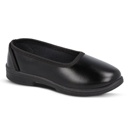 Kids Slip-On school Shoe - WV593 Black