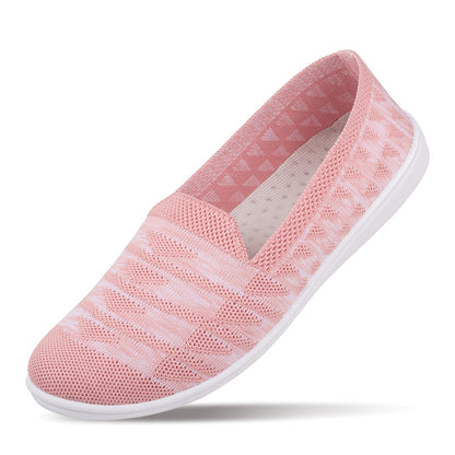 Walkaroo Womens Melange Belly Shoes - WC4943 Peach - Walkaroo Footwear