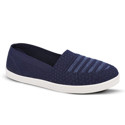 Walkaroo Go Womens Belly Shoes - WC4888 Navy Blue - Walkaroo Footwear