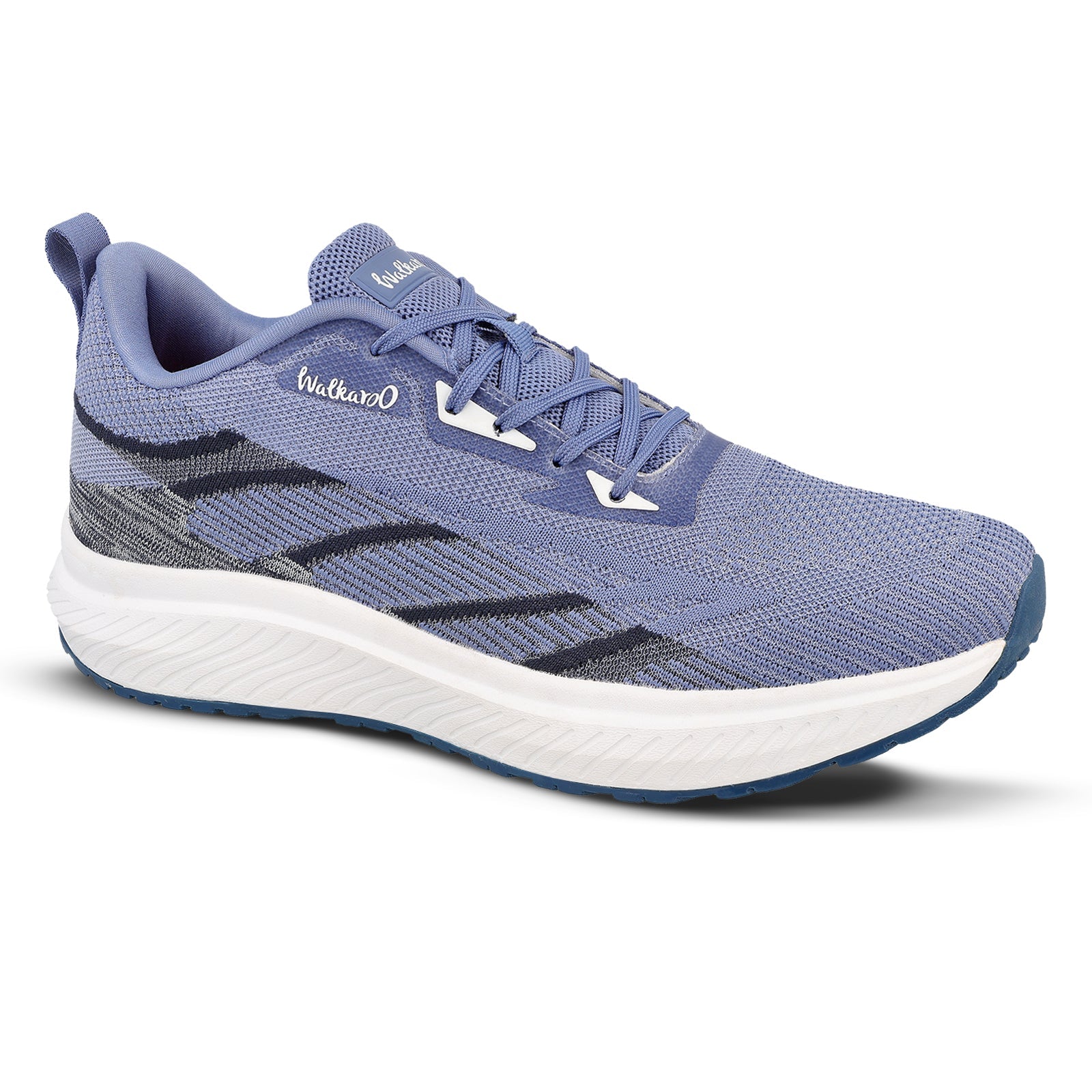 Walkaroo Men Sports Shoe - WS9116 Steel Blue - Walkaroo Footwear