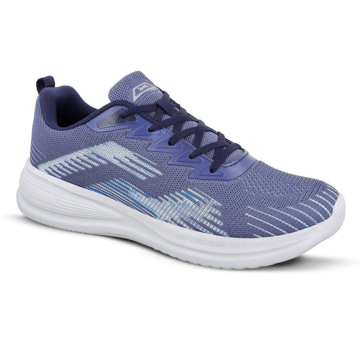 WALKAROO MEN WALKING SHOES - WS9584 NAVY BLUE