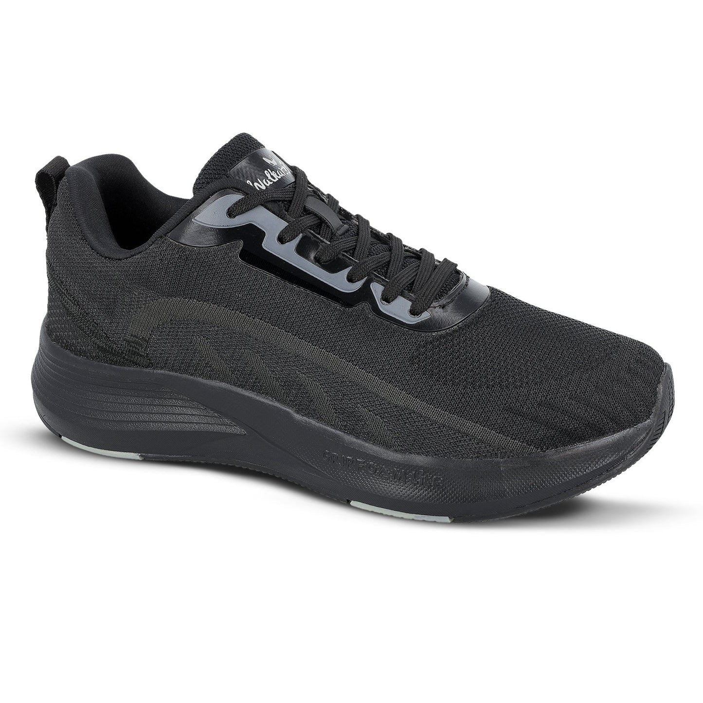 Walkaroo Men Sports Shoe - WS9106 Black - Walkaroo Footwear