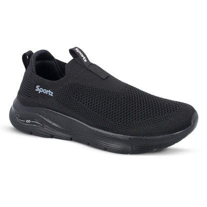 Men's Slip-on Walking Shoe - WS9571 Black Black