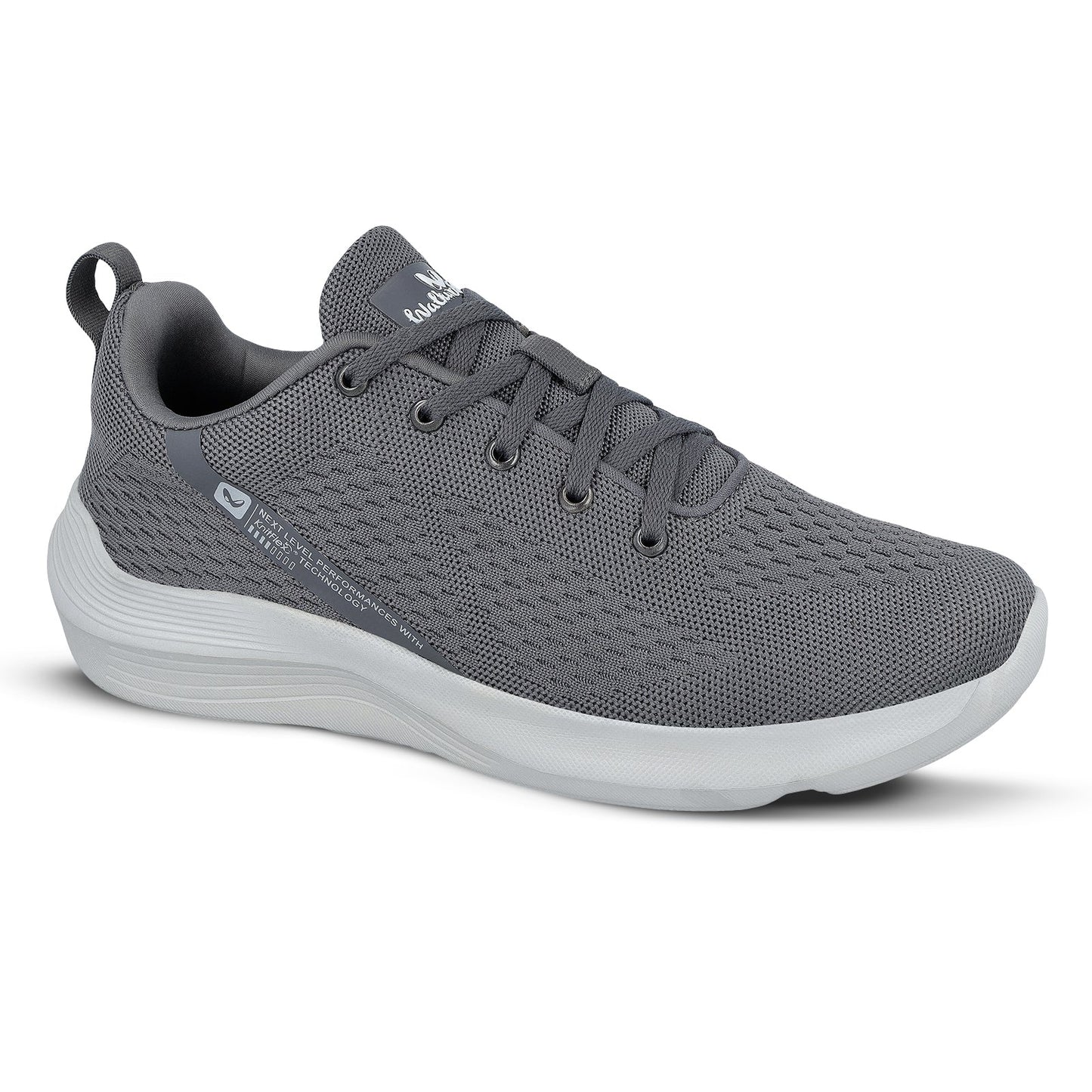 Walkaroo Men Walking shoe - WS9553 Grey - Walkaroo Footwear