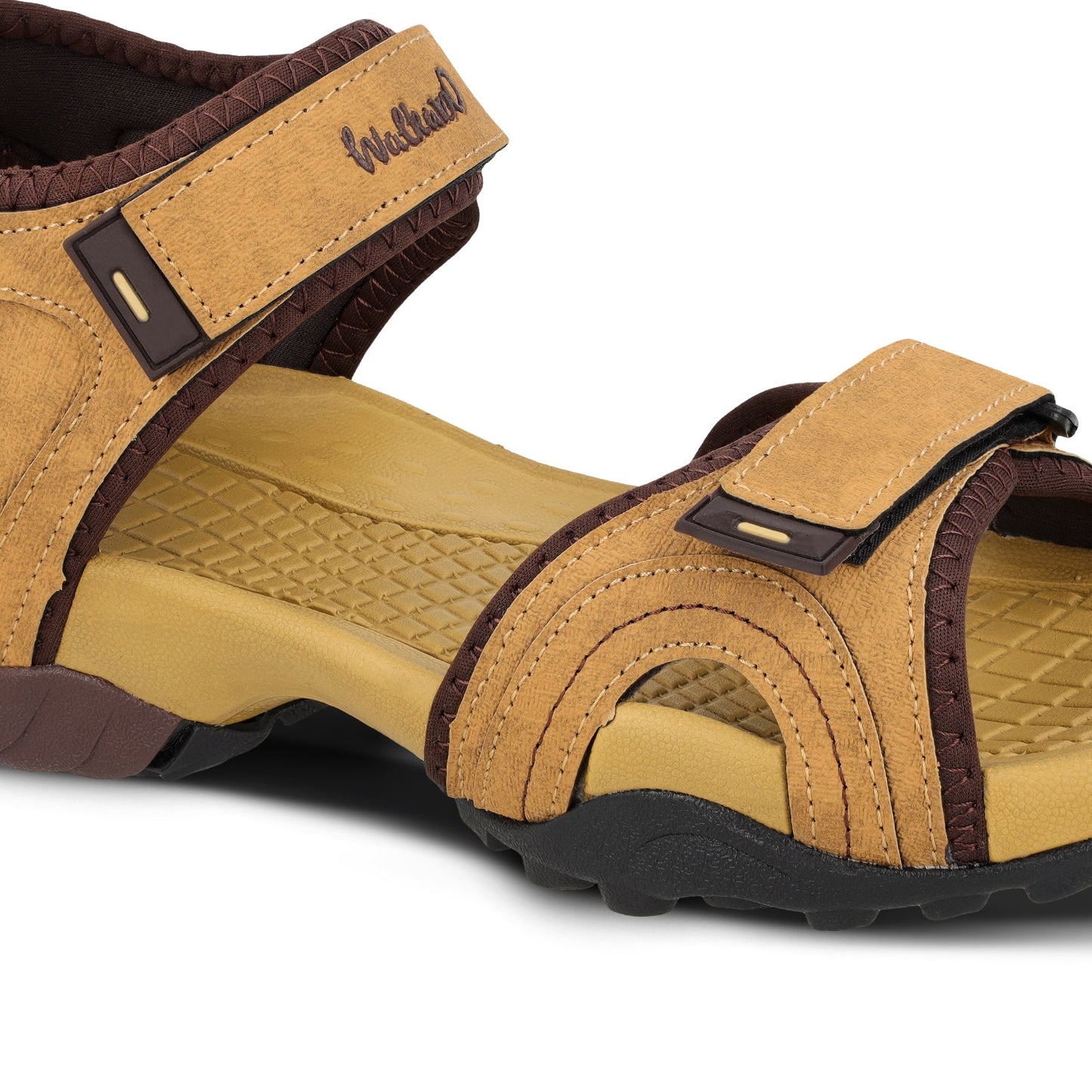 Walkaroo Men Sandals - WC4415 Tan - Walkaroo Footwear