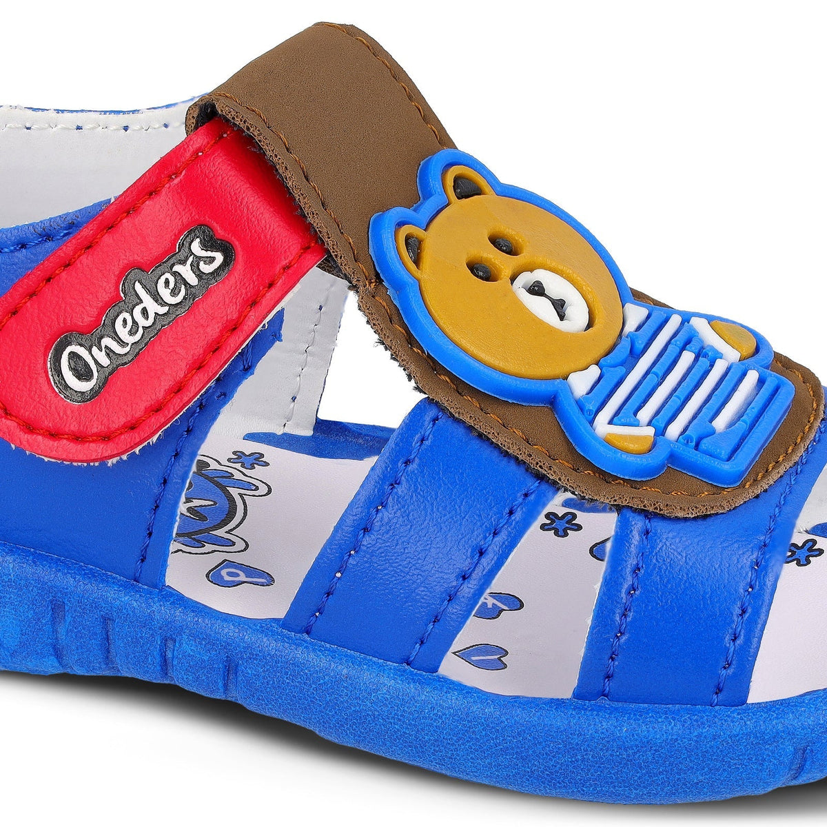 Walkaroo Kids Cartoonic Fisherman Sandals  - WK336 Navy Blue