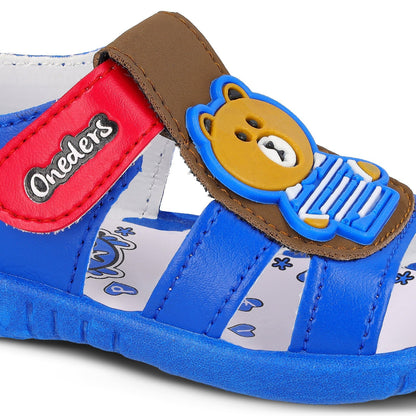 Walkaroo Kids Cartoonic Fisherman Sandals  - WK336 Navy Blue