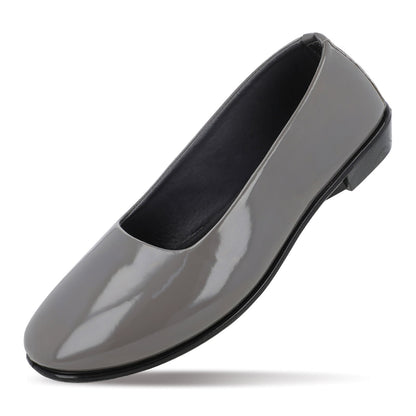 Walkaroo Womens Textured Belly Shoes - WC4985 Grey