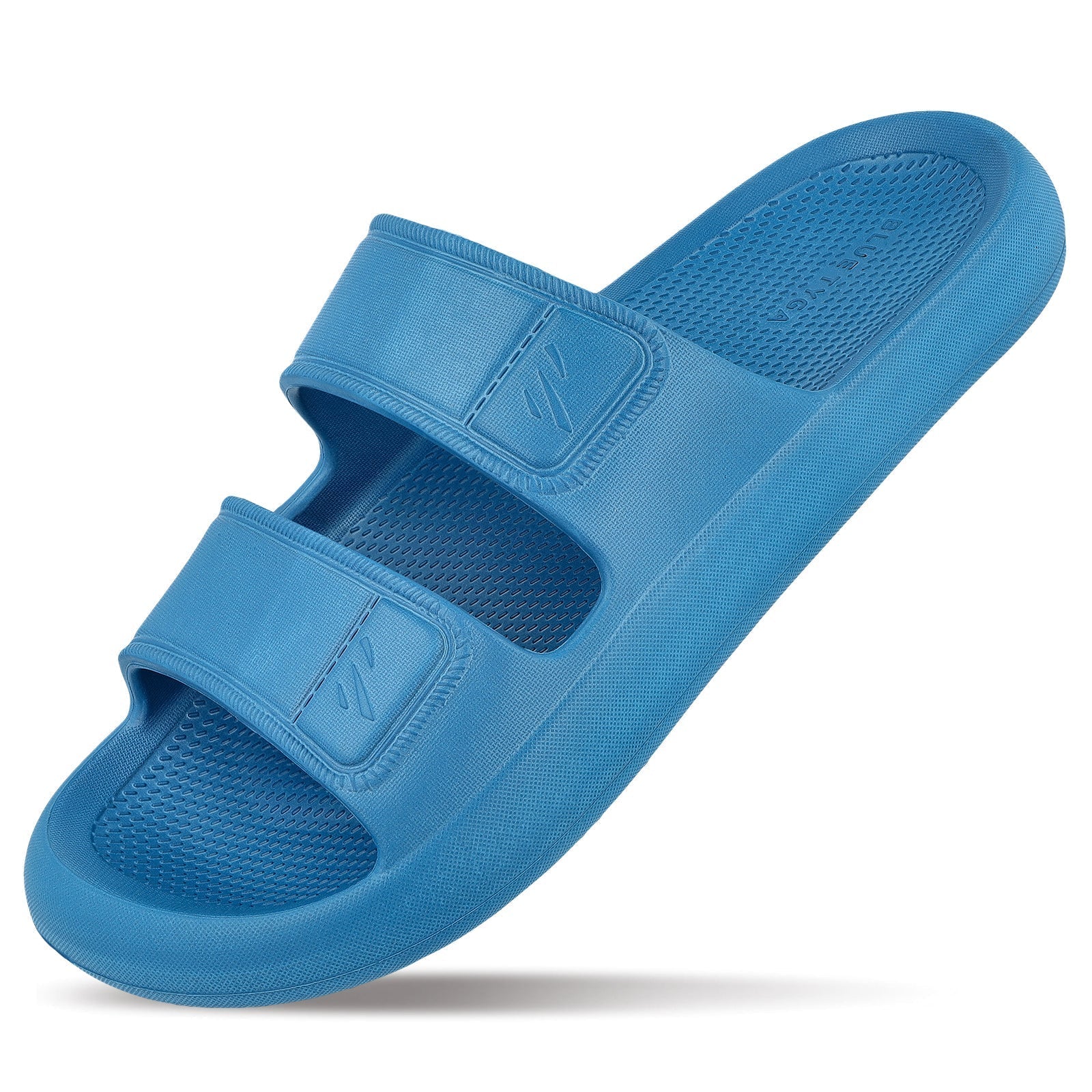 Walkaroo Men Casual Flip-Flop - WC4823 Teal Blue - Walkaroo Footwear