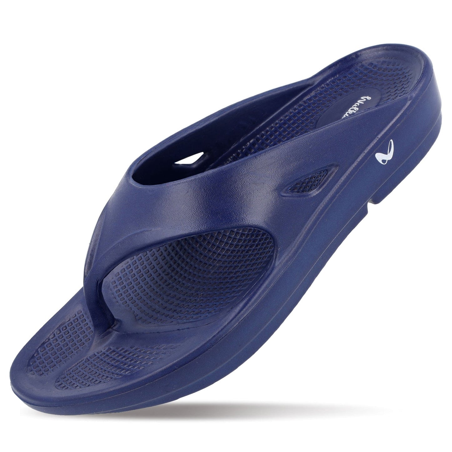 Walkaroo Men Solid Thong Flip-Flop - WC4241 Navy Blue - Walkaroo Footwear