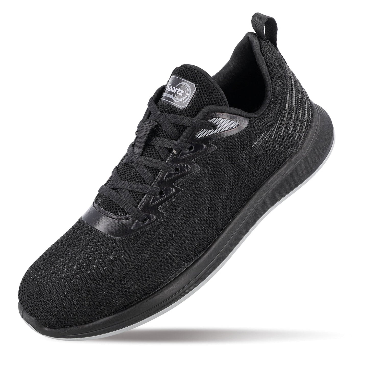 Men's Daily Wear Non Marking Sports Shoes  - WS6091 Black