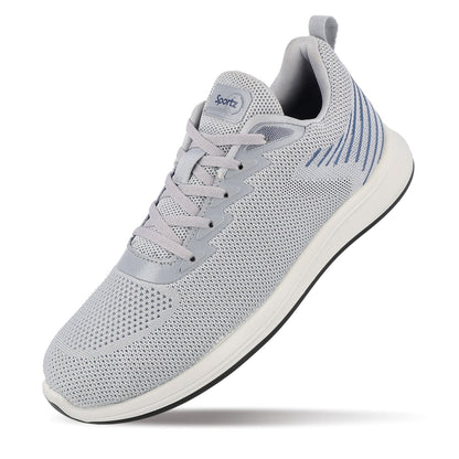 Men's Daily Wear Non Marking Sports Shoe  - WS6091 Light Grey
