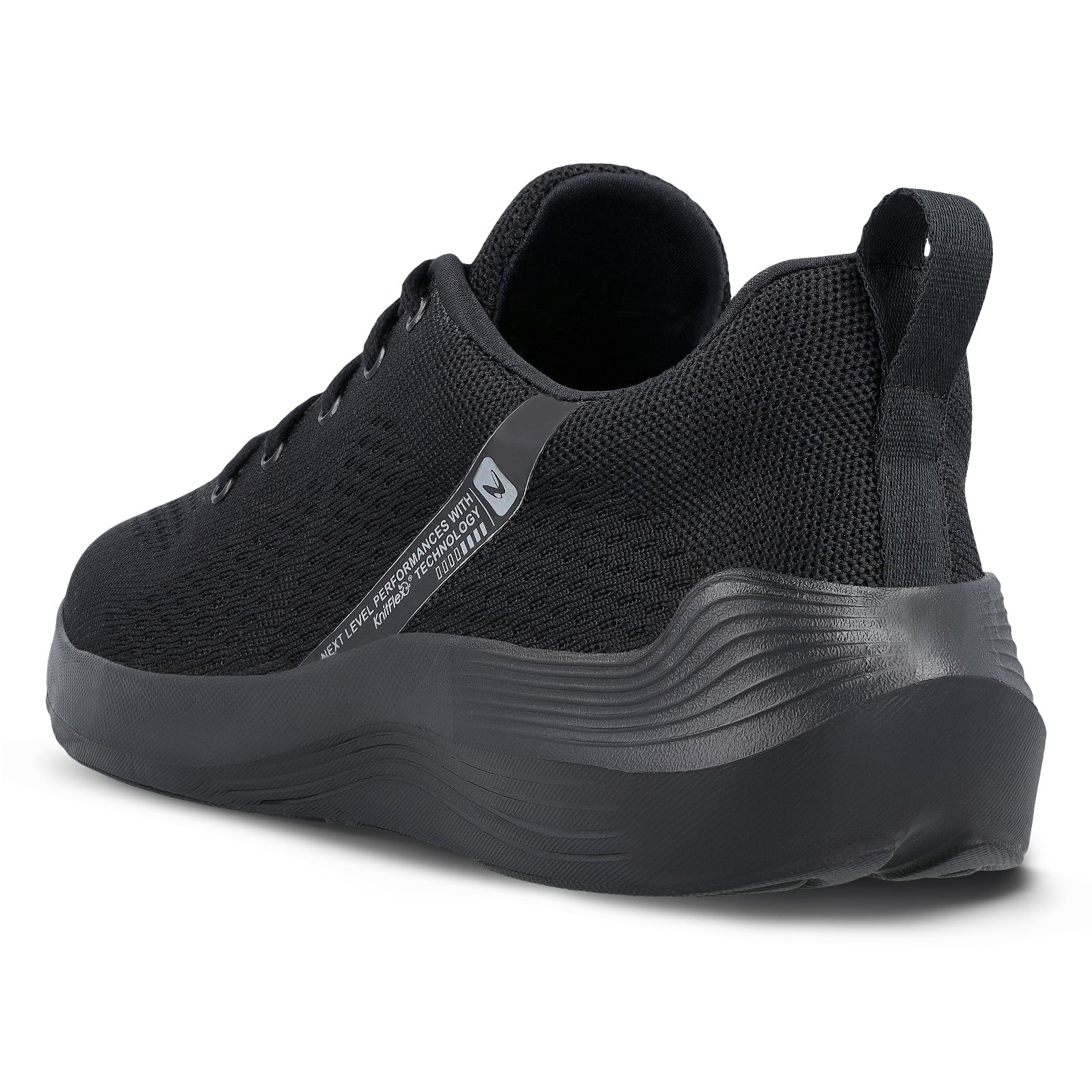 Walkaroo Men Walking shoe - WS9553 Black - Walkaroo Footwear