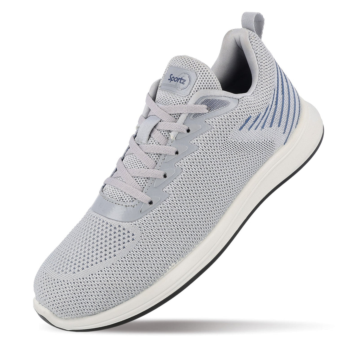 Men's Daily Wear Non Marking Sports Shoes  - WS6091 Light Grey