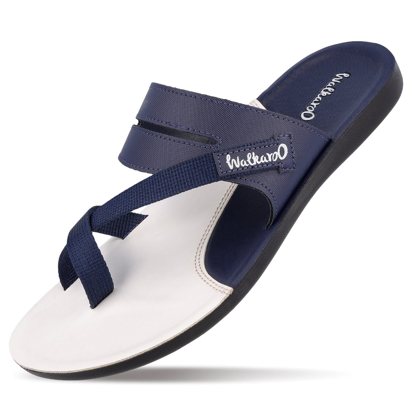 Walkaroo Boys Sandal - WG5451 Blue white - Walkaroo Footwear