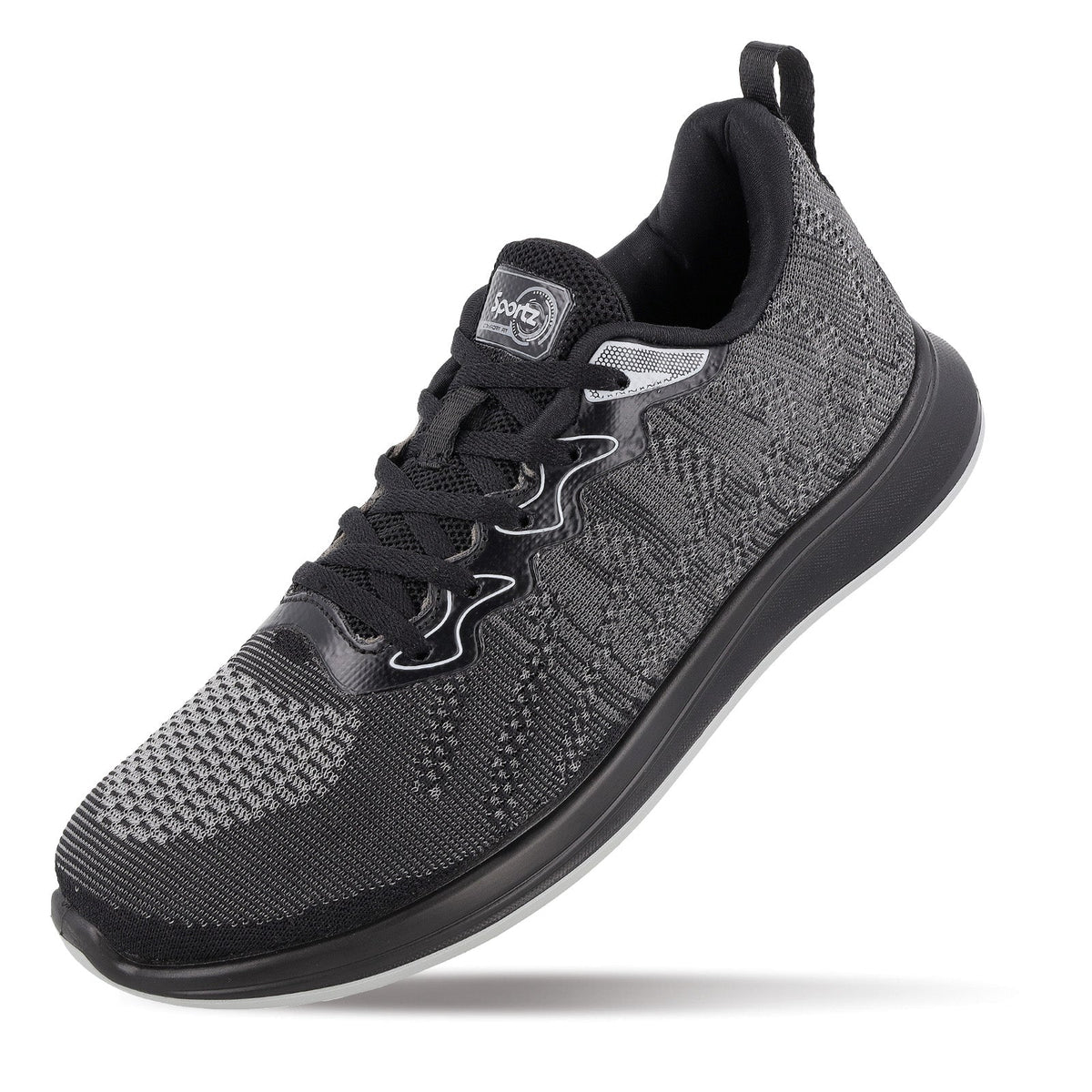 Men's Daily Wear Non Marking Sports Shoes  - WS6092 Black