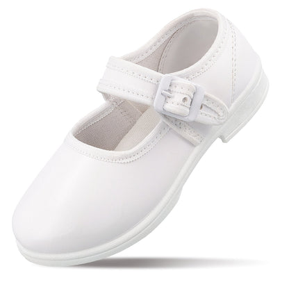 Kids School Shoe - WV591 White