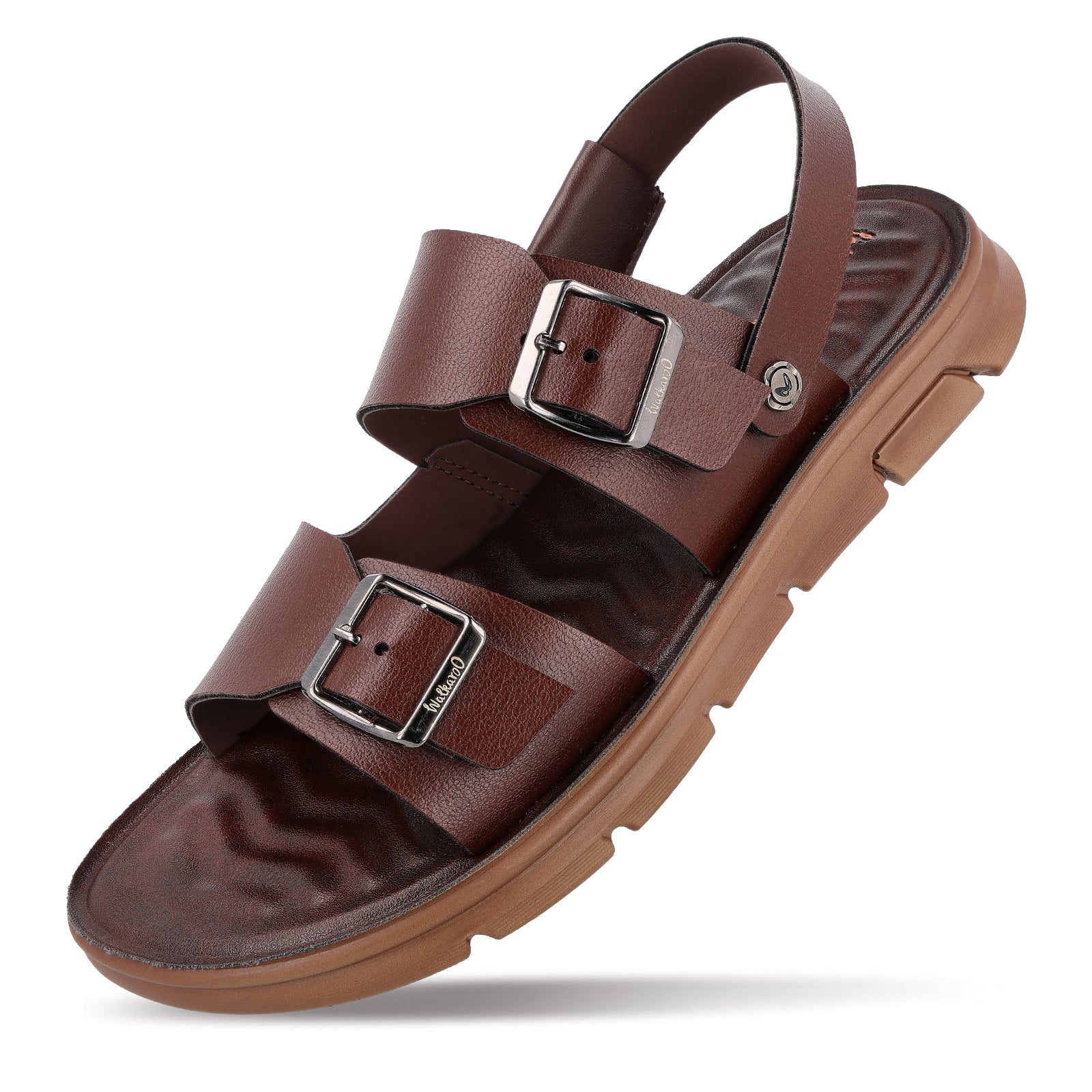 Walkaroo+ Men Sandals - WE1712 BROWN - Walkaroo Footwear