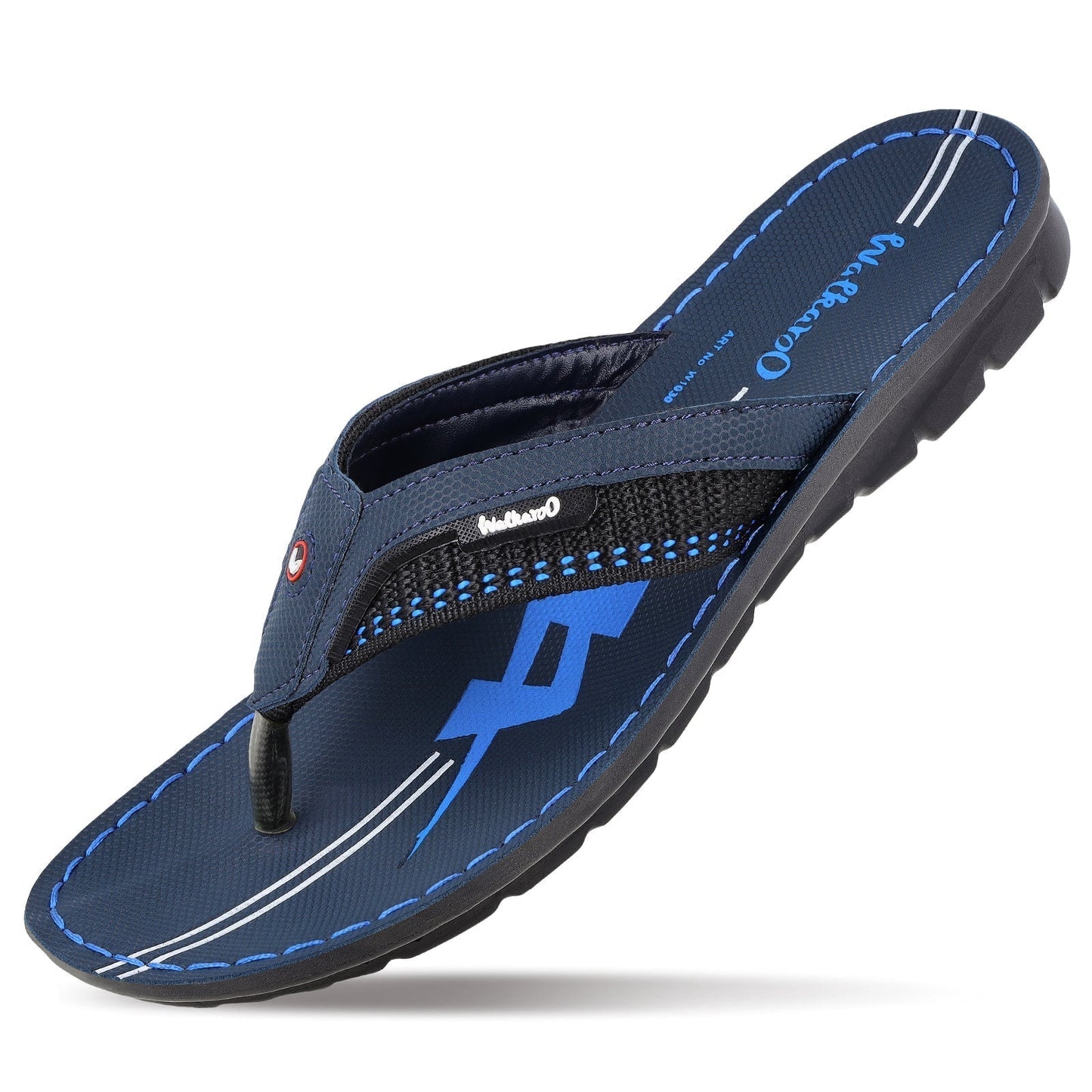 Walkaroo Men Sandals - W1030 Blue - Walkaroo Footwear