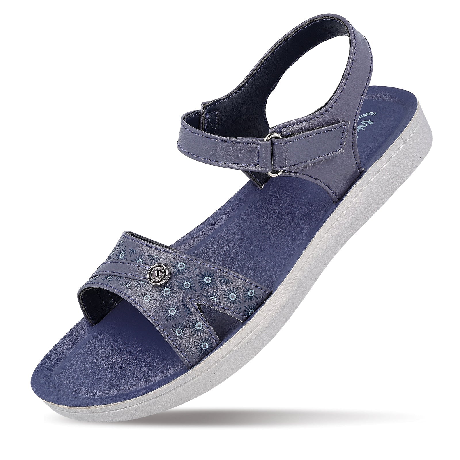 Walkaroo Womens Sandal - WL7824 Blue - Walkaroo Footwear