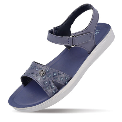 Walkaroo Womens Sandal - WL7824 Blue - Walkaroo Footwear