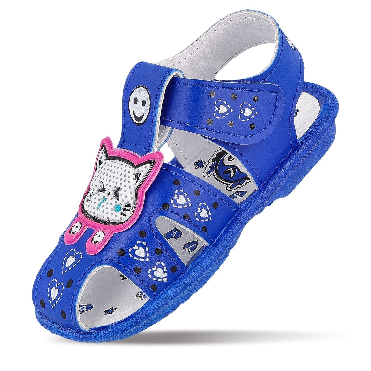 Walkaroo Kids Cartoonic Fisherman Sandals - WK375 Blue - Walkaroo Footwear