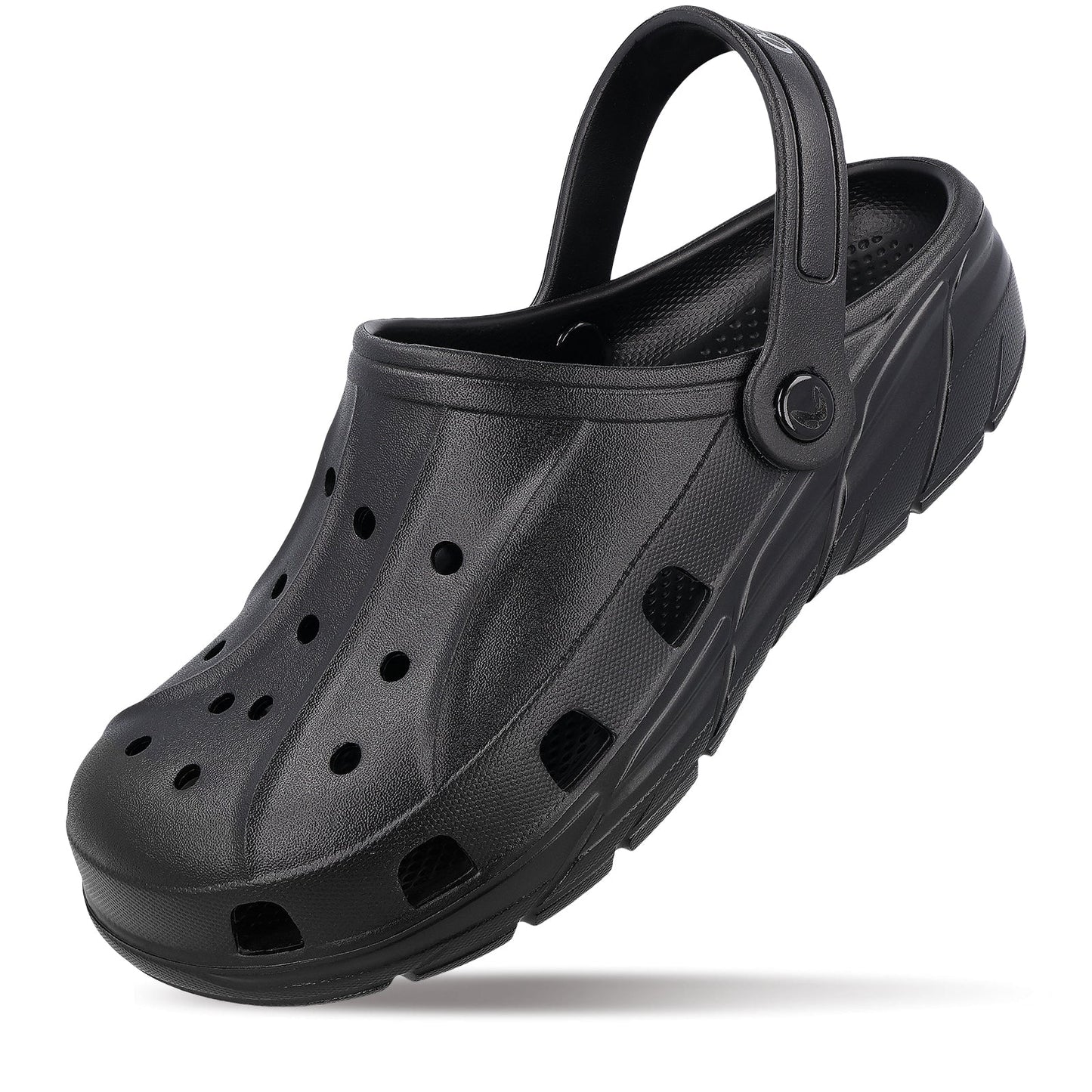 Walkaroo Mens Clogs - WC4838 Black - Walkaroo Footwear