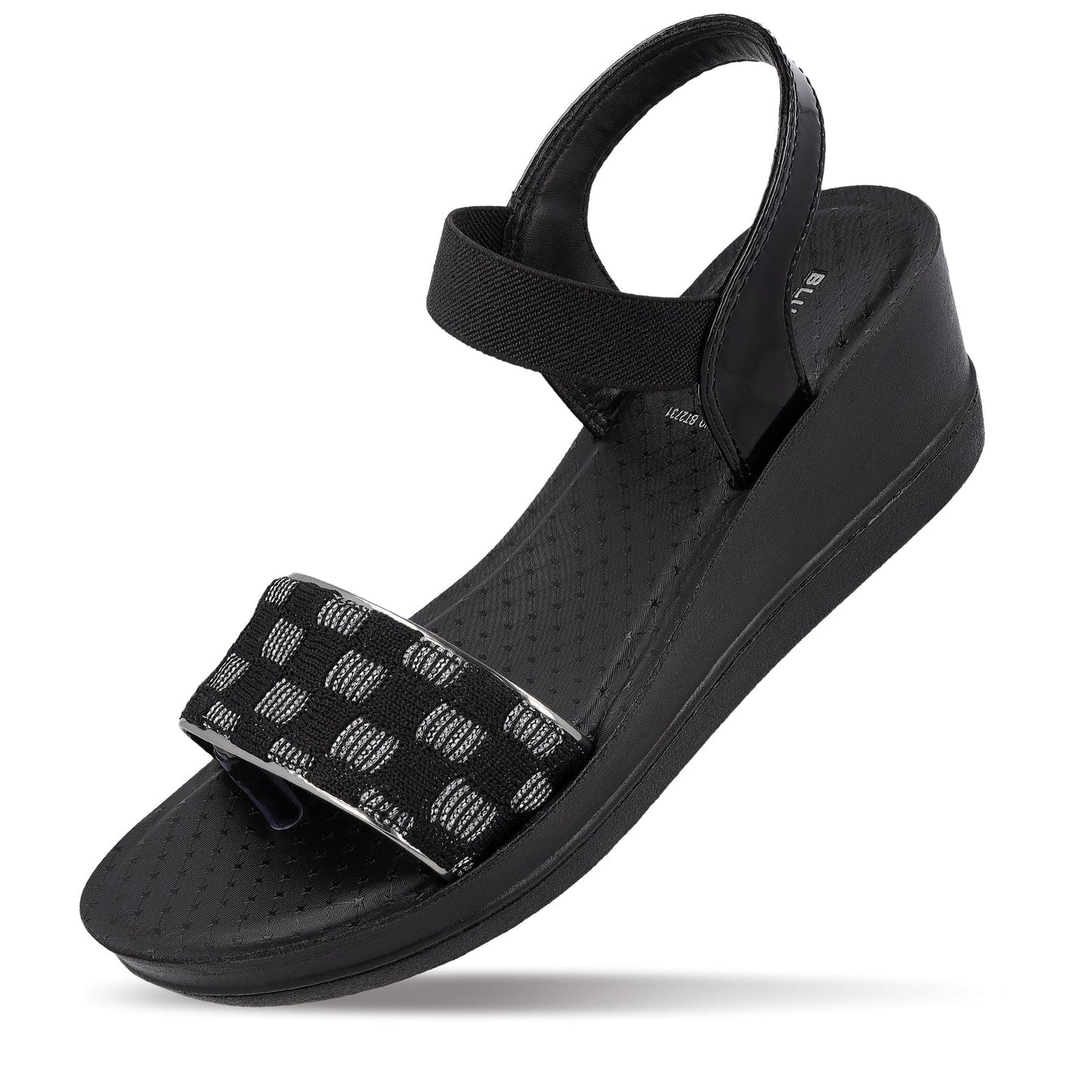 Walkaroo Womens Sandal - BT2731 Black - Walkaroo Footwear