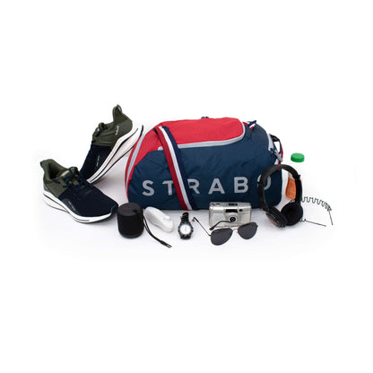 Weekend Sports Duffel - Red Blue