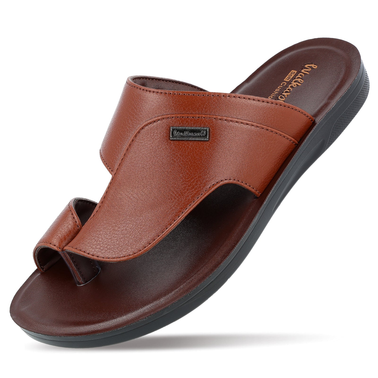 Walkaroo+ Men Sandals - WE1330 B Brown - Walkaroo Footwear