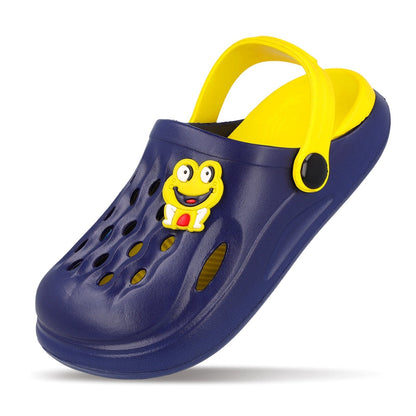 Walkaroo Boys Sandals Footwear - WK360 Navy Blue Yellow - Walkaroo Footwear