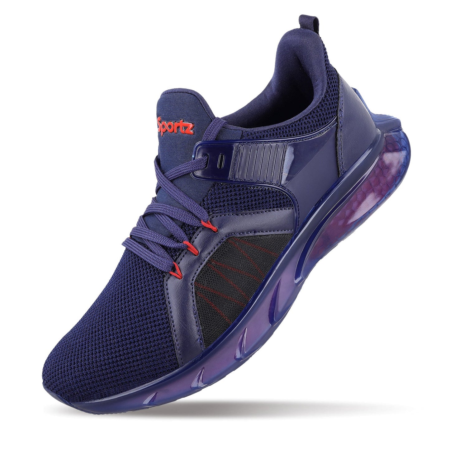 Men's Lace-up Sports Shoe - WS9138 Navy Blue