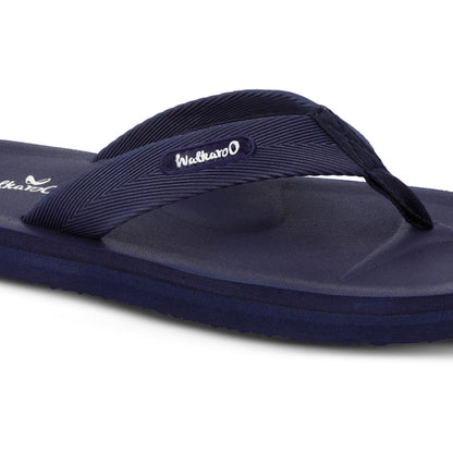 Walkaroo Gents Flip Flop Thong - WC4228 Navy Blue - Walkaroo Footwear