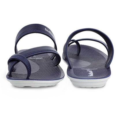 Walkaroo Boys Cross Strap Slide Sandals - WG5340 Blue - Walkaroo Footwear