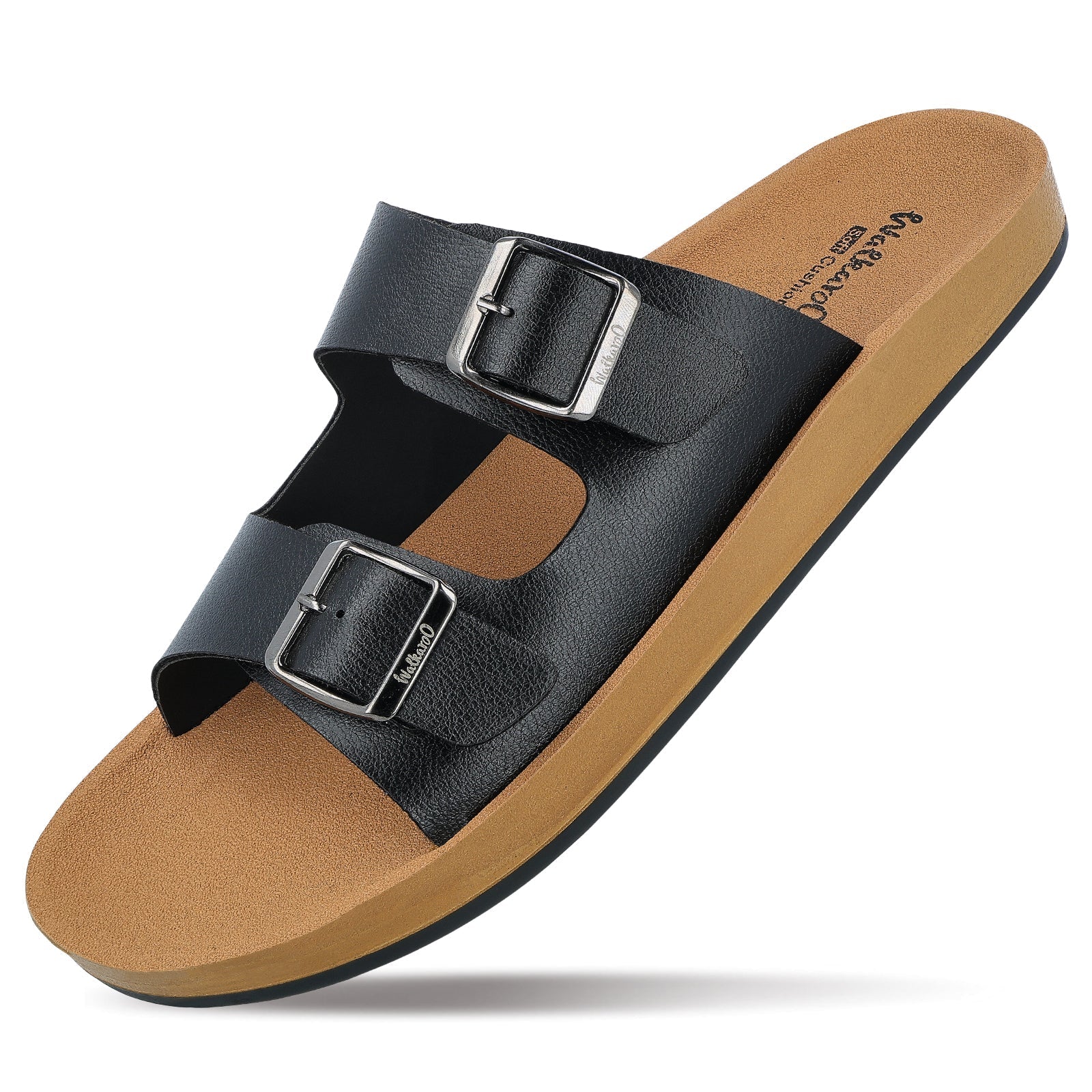 Walkaroo+ Men Sandals - WE1333 Black - Walkaroo Footwear