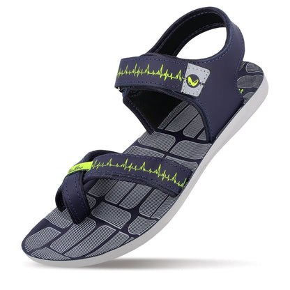 Walkaroo Boys Strappy Floater Sandals - WG5705 Blue - Walkaroo Footwear