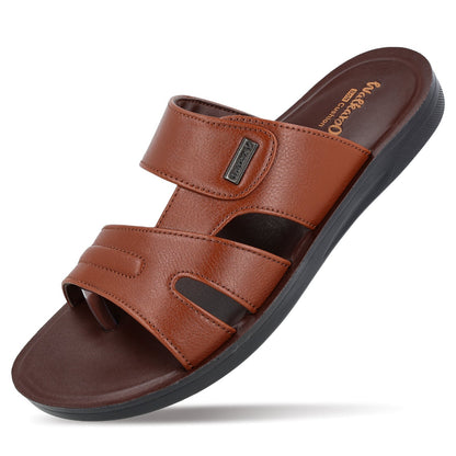 Walkaroo+ Men Sandals - WE1327 B Brown - Walkaroo Footwear