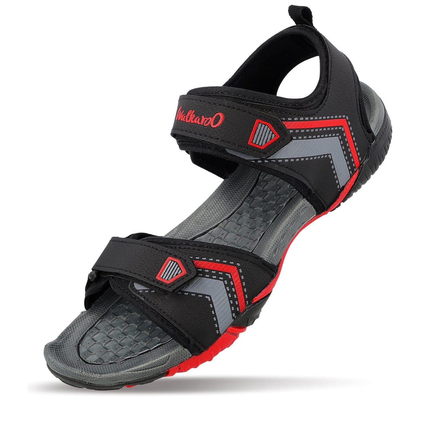 Men's Sports Sandal - WC4443 Black Red