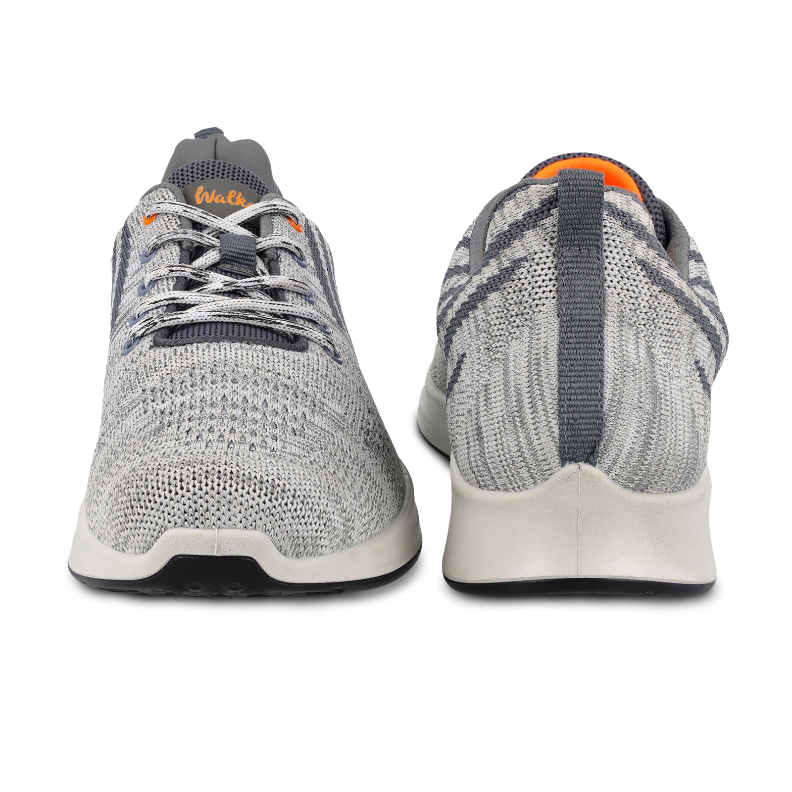 Walkaroo Men Lace-up Training Shoes - WS9513 Light Grey - Walkaroo Footwear