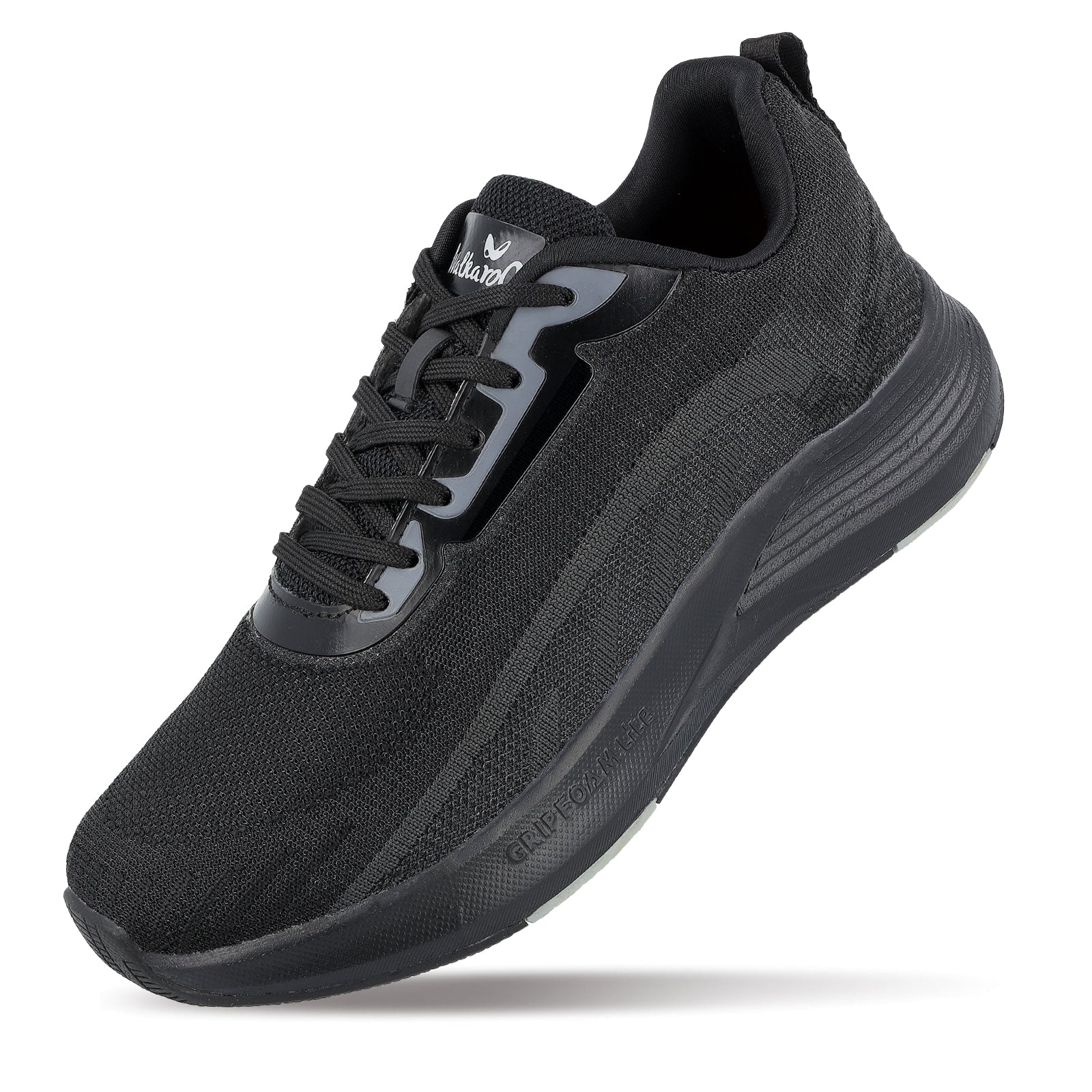 Walkaroo Men Sports Shoe - WS9106 Black - Walkaroo Footwear